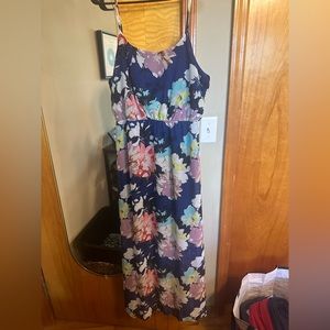 Floral Xhilaration Maxi Dress (L)